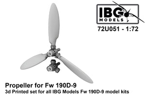 Hélice IBG 72U051 pour Fw 190D-9 1/72