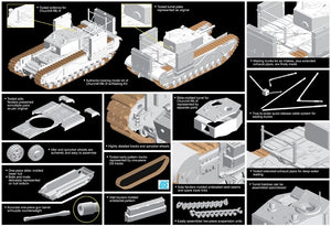 Dragon 7520 Churchill Mk.III Fitted For Wading Operation Jubilee, Dieppe France 1/72 – zdjęcie 2