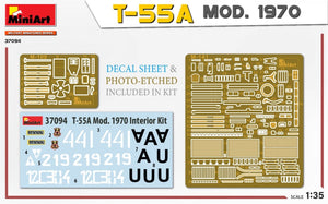 MiniArt 37094 T-55A MOD. 1970 INTERIOR KIT 1/35 – immagine 7
