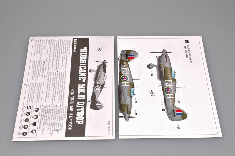 Trumpeter 02417 Hurricane Mk II D/Trop 1/24 – Bild 7