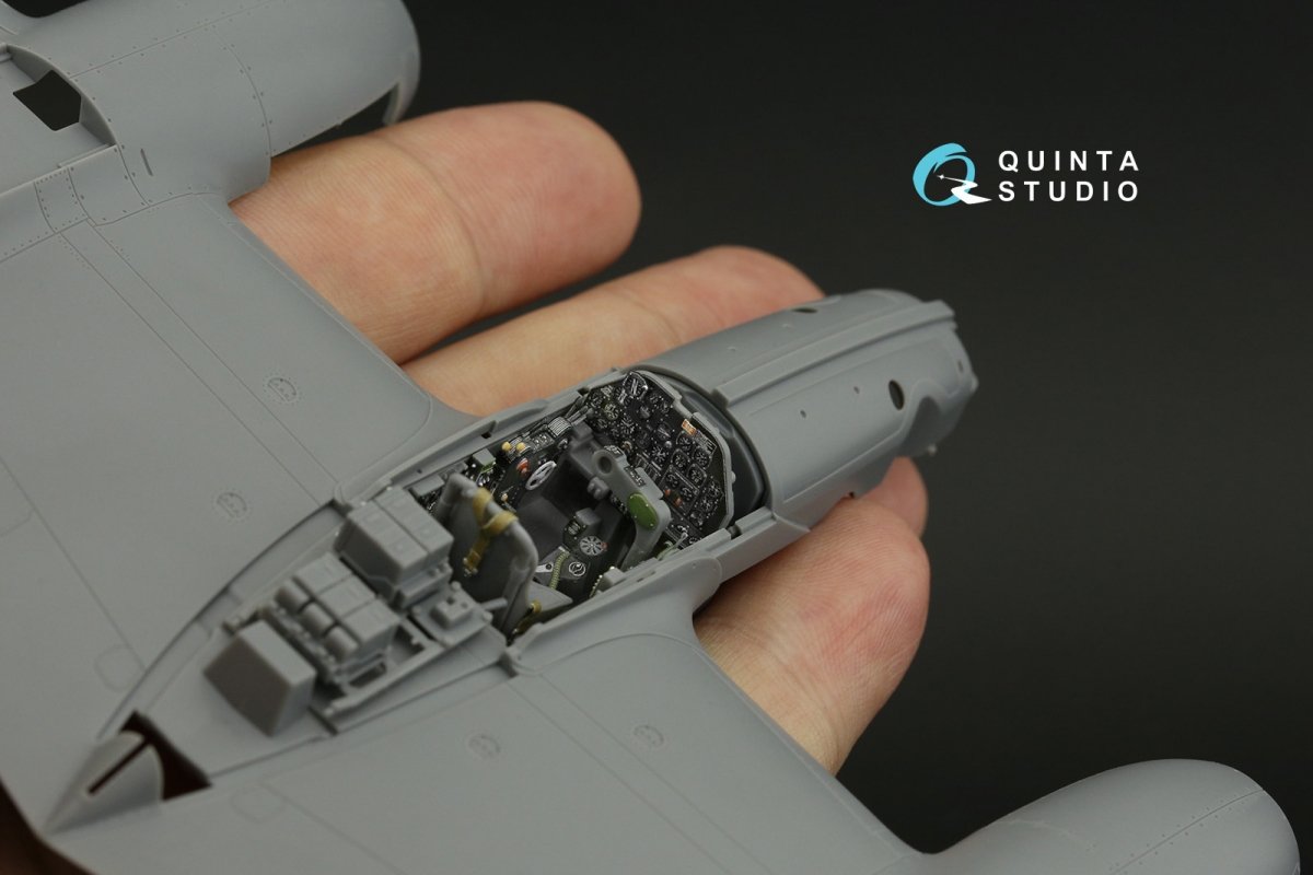 Quinta Studio QD48327 P-38J 3D-Printed &amp;amp; coloured Interior on decal paper (Tamiya) 1/48 – immagine 9