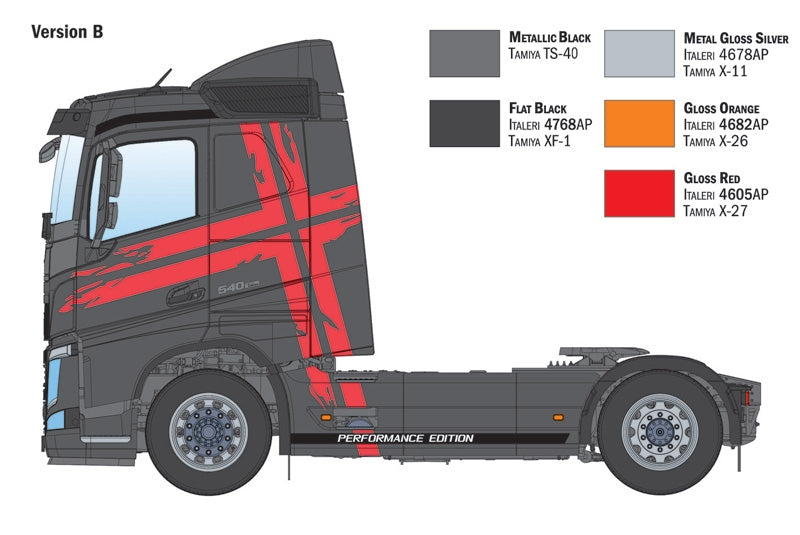Italeri 3967 Volvo FH Low Roof 1/24 – immagine 6