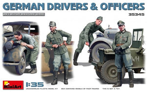 MiniArt 35345 German Drivers &amp;amp; Officers 1/35