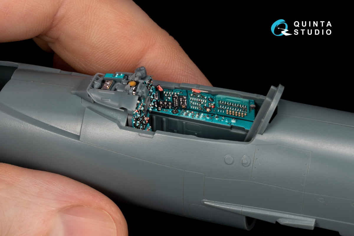 Quinta Studio QD+48580 MiG-21bis early Fishbed-L 3D-Printed &amp;amp; coloured Interior on decal paper (Eduard) (with 3D-printed resin parts) 1/48 – imagen 7