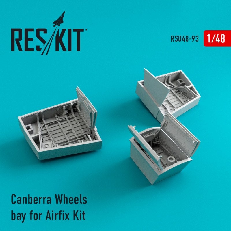 RESKIT RSU48-0093 Canberra Wheels bay for for Airfix kit 1/48