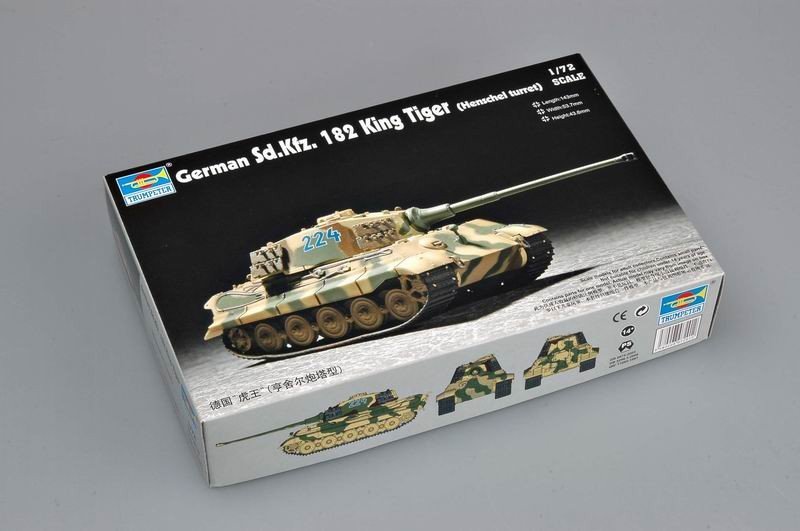 Trumpeter 07201 German Sd.Kfz. 182 King Tiger (Henschel turret) 1/72 – Bild 2