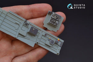 Quinta Studio QD32087 Ju87 D/G 3D-Printed &amp;amp; coloured Interior on decal paper (Trumpeter) 1/32 – immagine 4