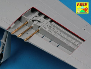 Aber A32108 Set of 6 turned U.S. cal .50 (12,7mm) Browning M2 barrels for P-51 Mustang 1/32 – zdjęcie 6