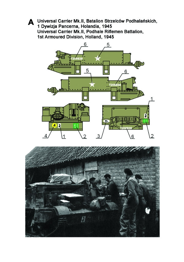 Toro 16D05 Universal Carrier Mk. II in Polish Service 1/16