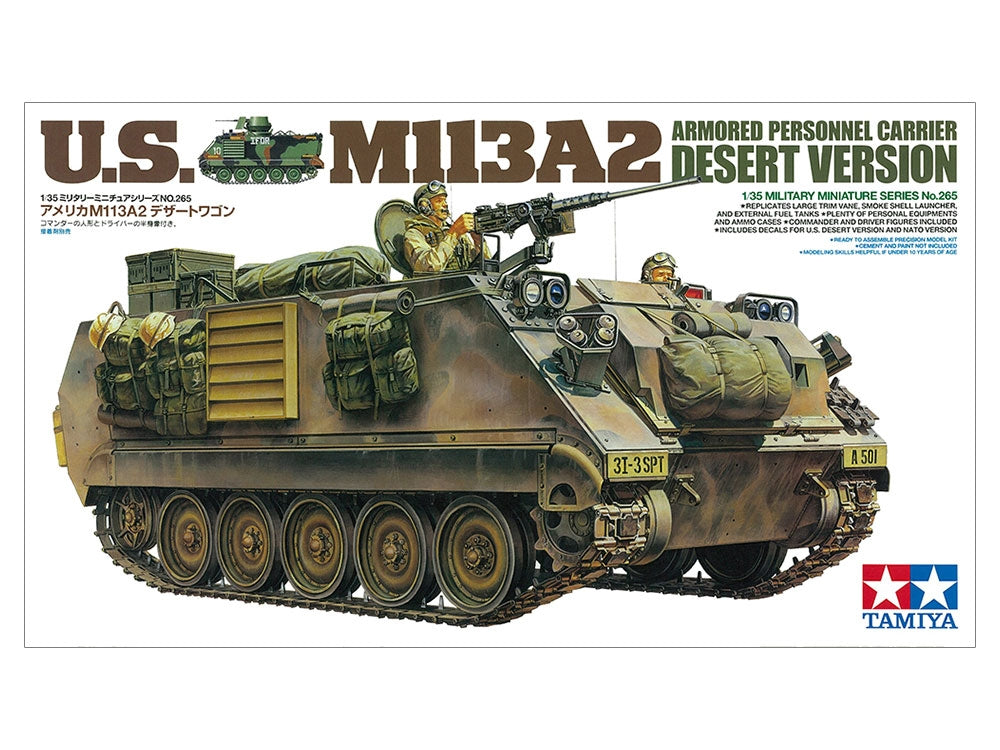 Tamiya 35265 U.S. M113A2 Armored Personnel Carrier Desert Version 1/35 – Bild 2