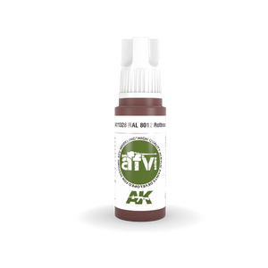 AK Interactive AK11328 RAL 8012 Rotbraun 17ml – immagine 2