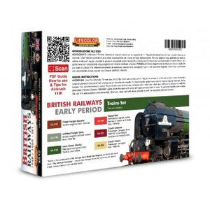 Lifecolor XS10 Acrylic color Set British Railways Set 1 6x22ml – immagine 2