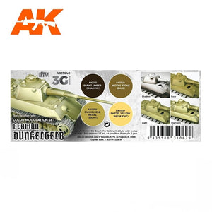 AK Interactive AK11640 GERMAN DUNKELGELB MODULATION SET 4x17 ml – zdjęcie 2