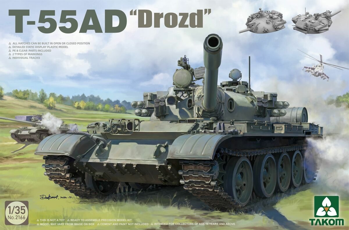 Takom 2166 T-55AD &amp;quot;Drozd&amp;quot; 1/35