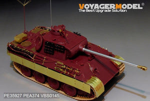 Voyager Model PE35927 WWII German Panther A Late Version For MENG TS-035 1/35 – immagine 3