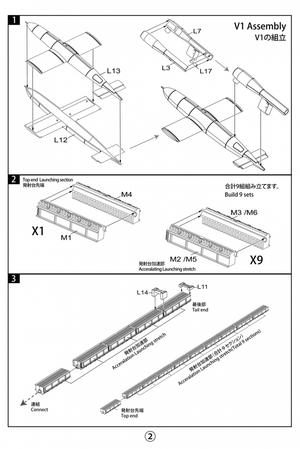 Modelcollect UA72365 German WWII V1 Missile launching position full size Ver. 1/72 – immagine 7