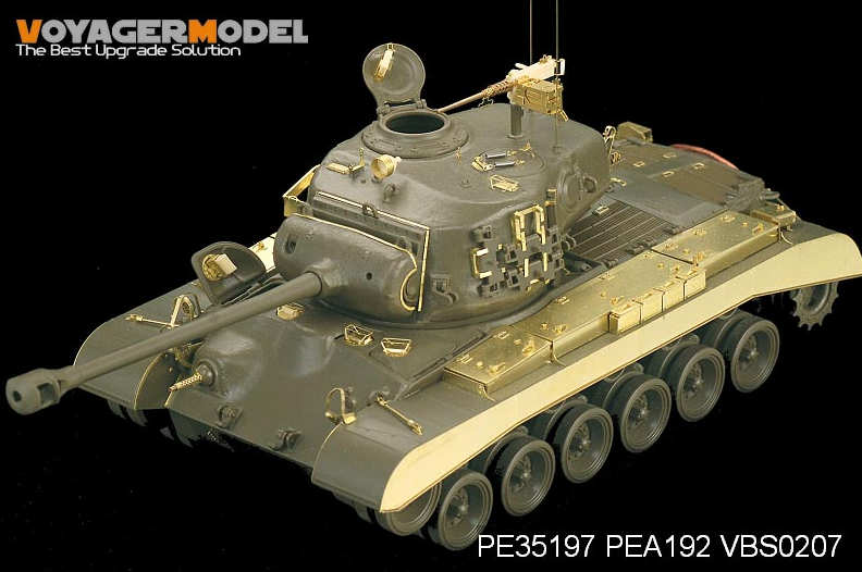 Jupes latérales et coffres de rangement pour char M26 Pershing de l&amp;#39;armée américaine (modèle Voyager PEA192, Seconde Guerre mondiale) (pour DRAGON / TAMIYA) 1/35