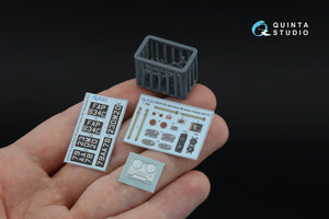 Quinta Studio QD+35139 Land Rover 88 series II family 3D-Printed &amp;amp; coloured Interior on decal paper (AK Interactive) (with 3D-printed resin parts) 1/35 – immagine 2