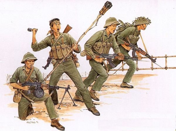 Dragon 3308 NVA Sapper Team 1/35
