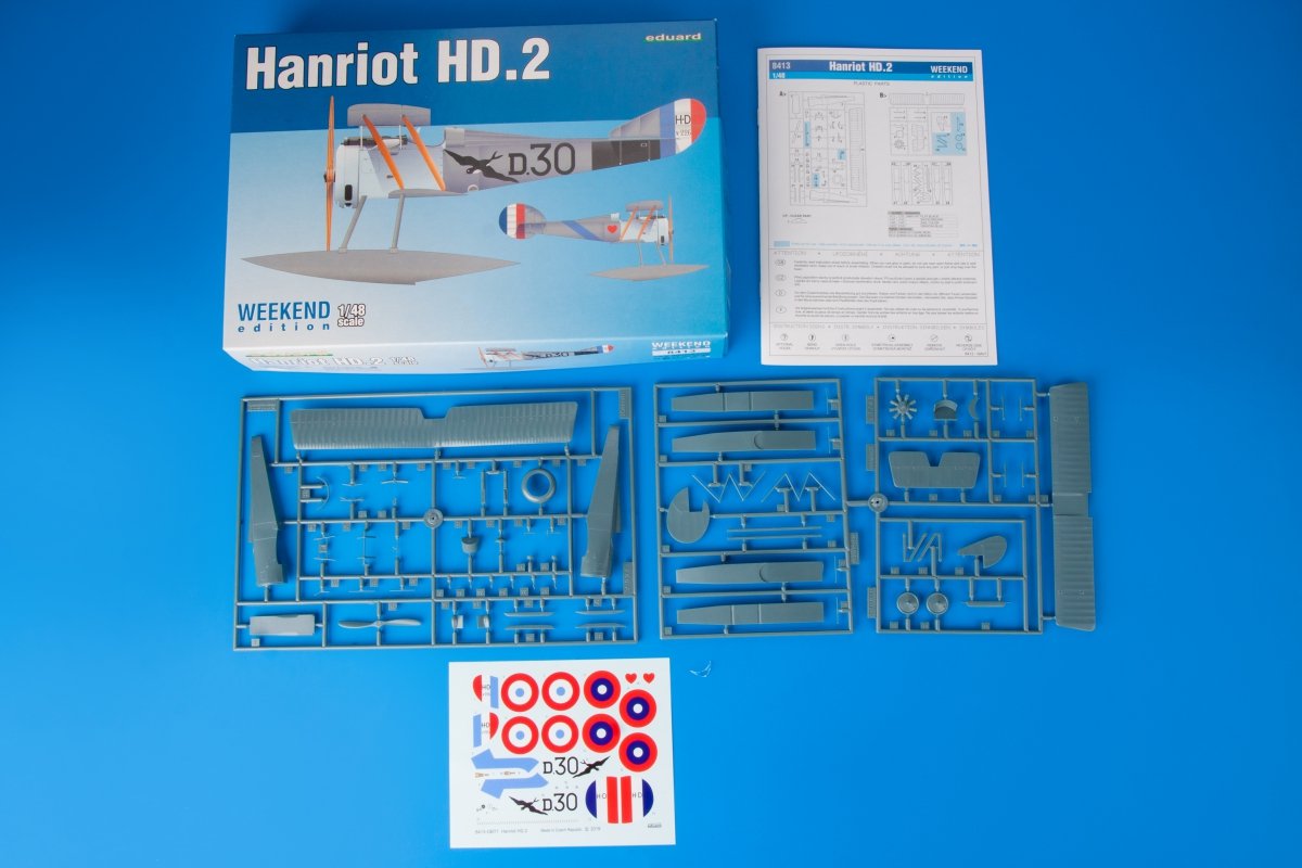 Eduard 8413 French WWI Hanriot HD.2 floatplane Weekend edition 1/48 – immagine 3