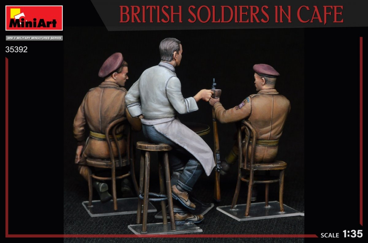 MiniArt 35392 BRITISH SOLDIERS IN CAFE 1/35 – Bild 5