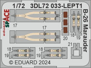 Eduard 3DL72033 B-26 Marauder SPACE EDUARD, HASEGAWA 1/72  – image 2