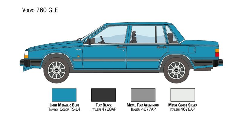 Italeri 3623 Volvo 760 GLE 1/24 – Bild 3