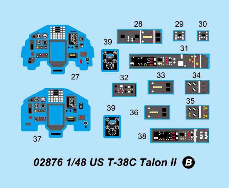 Trumpeter 02876 US T-38C Talon II 1/48 – Bild 5
