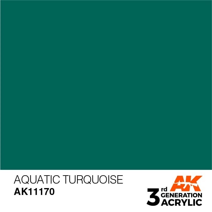 AK Interactive AK11170 Turquoise Aquatique – Standard 17 ml