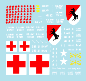 Star Decals 35-932 11th Cavalry in Vietnam and Cambodia 2 1/35 – Bild 2