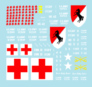 Star Decals 35-932 11th Cavalry in Vietnam and Cambodia 2 1/35 – Bild 2