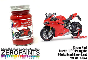 Zero Paints ZP-1273 Rosso Red Paint for Ducati 1199 Panigale S 60ml