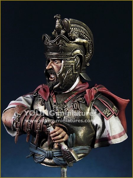 Young Miniatures YH1843 Roman Cavalry Officer- Theilenhofen Germany 2nd C. AD 1/10 – imagen 2