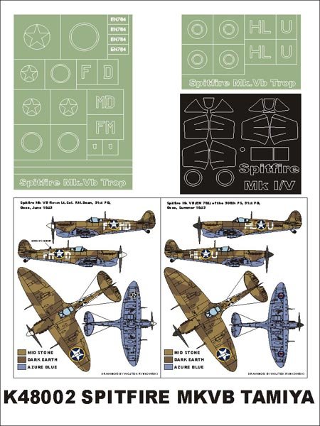 Montex K48002 Spitfire MkVB Trop 1/48