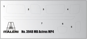Italeri 3948 MERCEDES-BENZ MP4 BIG SPACE 1/24 – immagine 4