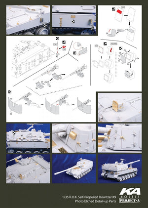 MK1 Design MM-35003 ROKA K9 PIÈCES DE DÉTAIL RADIOGRAPHIÉES 1/35 – image 2
