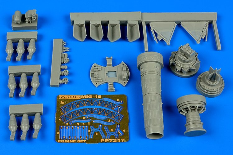 Coffret moteur Aires 7317 MiG-15bis 1/72 Eduard
