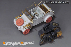 Voyager Model PE351314 WWII German Kubelwagen Type 82 Africa Troop Version Upgrade Set For MENG VS-015 1/35 – immagine 12