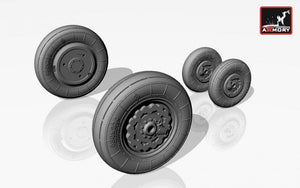 Armory Models AW72008 Sukhoj Su-7B (late)/BM/BMK wheels 1/72 – image 4