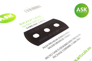 ASK T0007 Razer Saw: ultra smooth symetric (3 pcs) 70/70 teeth