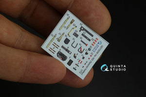Quinta Studio QD72036 He 162 3D-Printed &amp;amp; coloured Interior on decal paper (Special Hobby) 1/72 – immagine 10