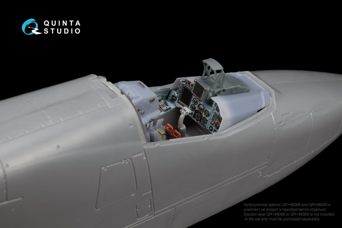 Quinta Studio QD+48438 Su-25SM/SM3 3D-Printed coloured Interior on decal paper (Zvezda/Quinta Models/Arma Models) 1/48 – immagine 9