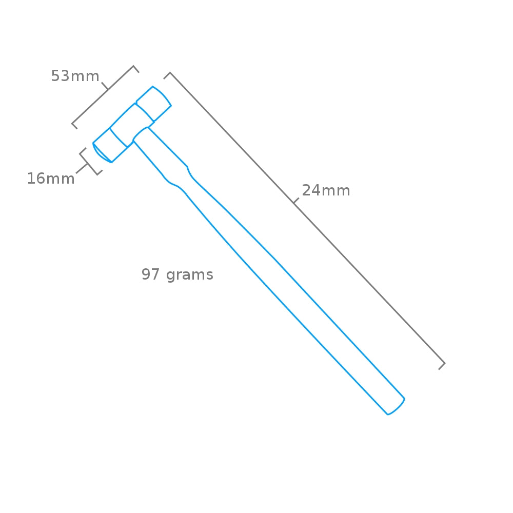 Modelcraft PHA5180 Brass Jewellers Hammer (3oz/84g) – immagine 2