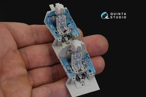 Quinta Studio QD48188 Su-30SM 3D-Printed coloured Interior on decal paper (for KittyHawk kit) 1/48 – Bild 10