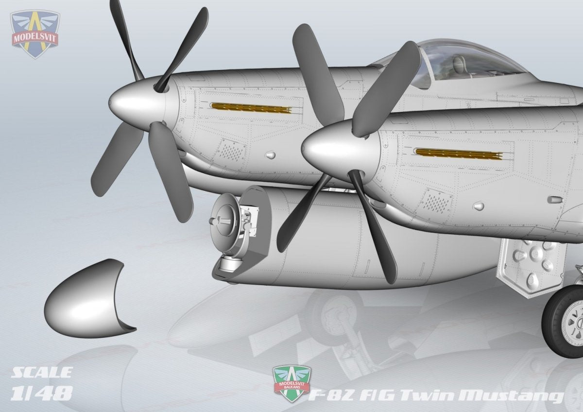 Modelsvit 4818 F-82F/G Twin Mustang 1/48 – imagen 4