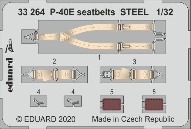 Eduard BIG33122 P-40E part I for Trumpeter 1/32 – image 4
