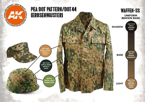 AK Interactive AK11623 PEA DOT PATTERN/DOT44 (ERBSENMUSTER) – immagine 3