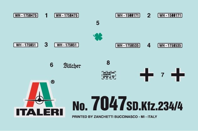 Italeri 7047 SD. Kfz. 234/4 1/72 – image 9