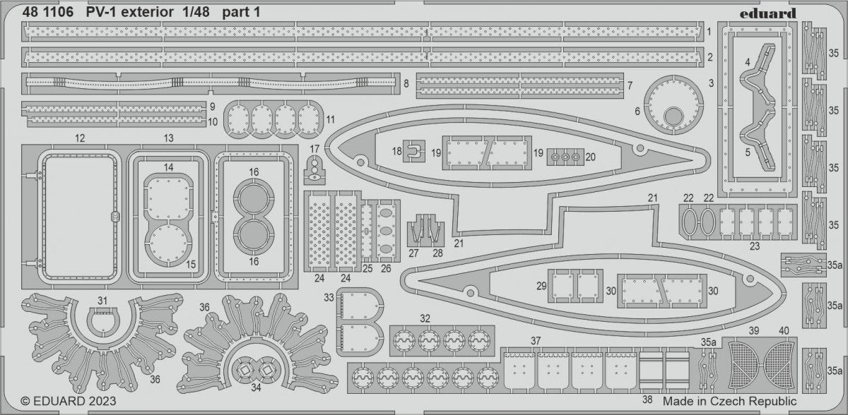 Eduard BIG49377 PV-1 PART II ACADEMY 1/48 – immagine 3