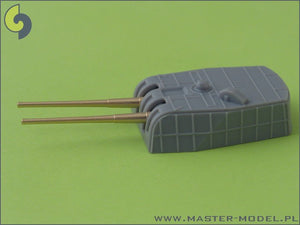 Master SM-350-032 IJN 20cm/50 (8&amp;quot;) 3rd Year Type No. 2 barrels - without blastbags (10pcs) – immagine 2